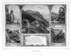 Stahlstich das Rütli