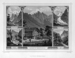 Stahlstich Gasthaus zu Zweilütschinen